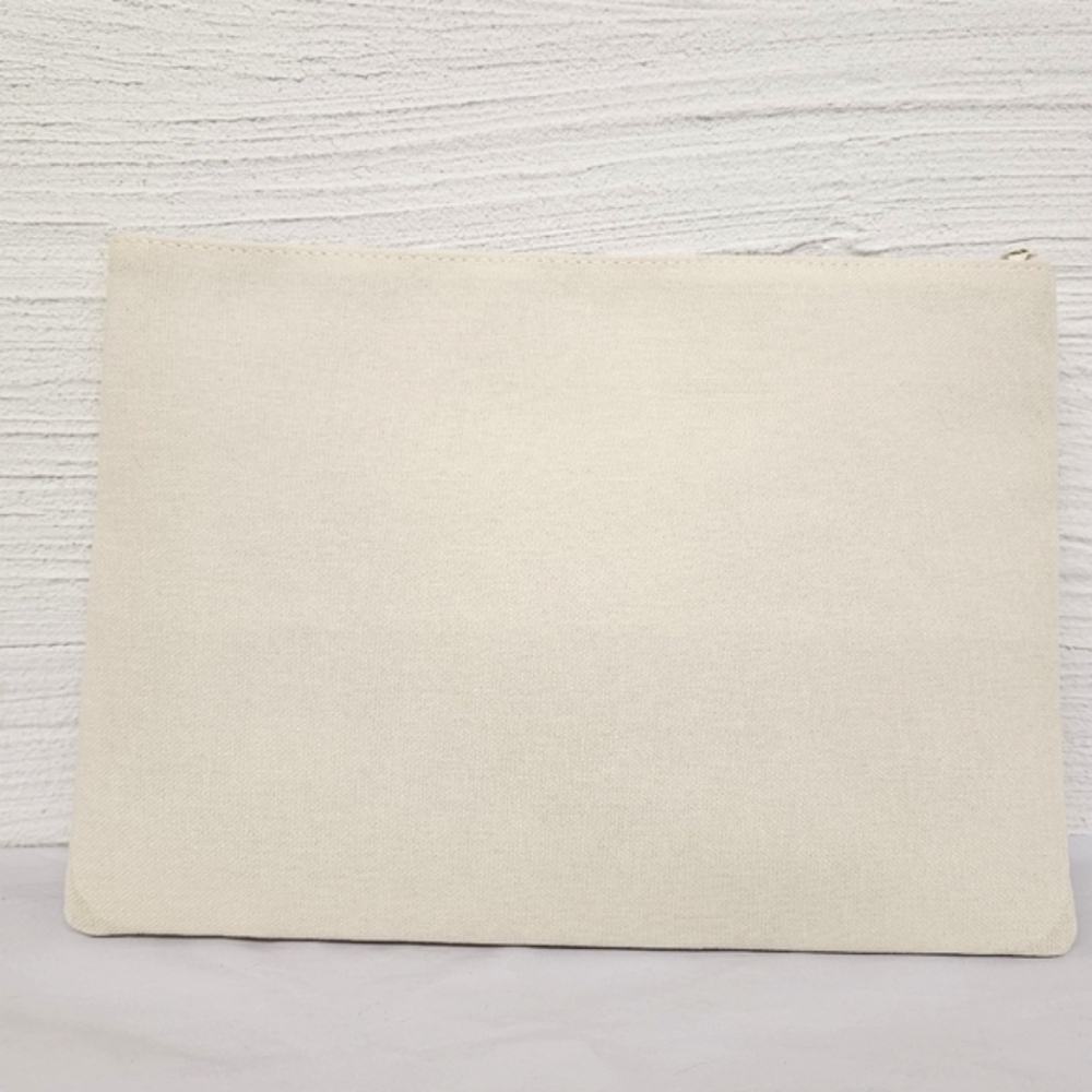 Christian Dior Trousse Zippered Pouch in Floral and Cream Canvas with Box NWT - Picture 8 of 9